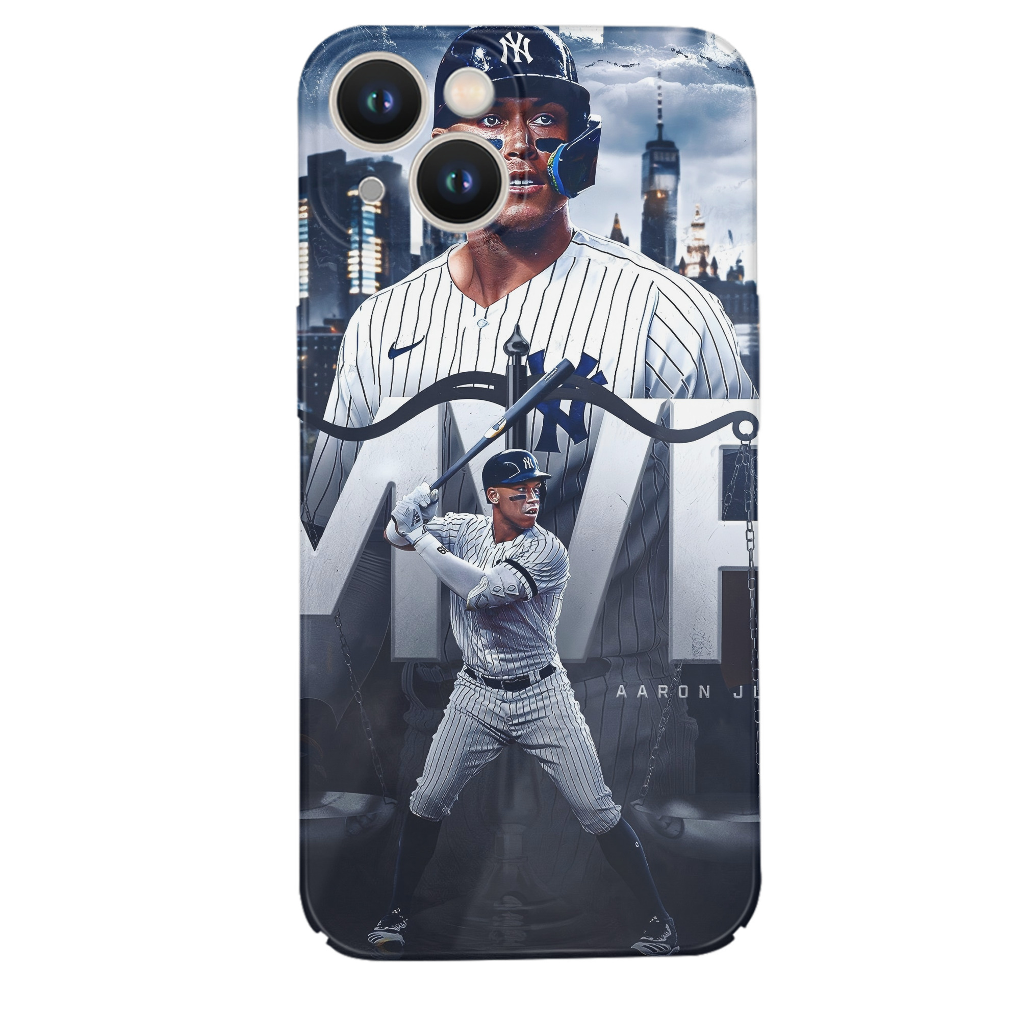 Aaron Judge MVP IPhone 14 Series Full-Cover Hard Case – Shockproof With Raised Camera Protection – Precise Cutouts, Wireless Charging Compatible – Durable, Anti-Yellowing, Easy To Clean